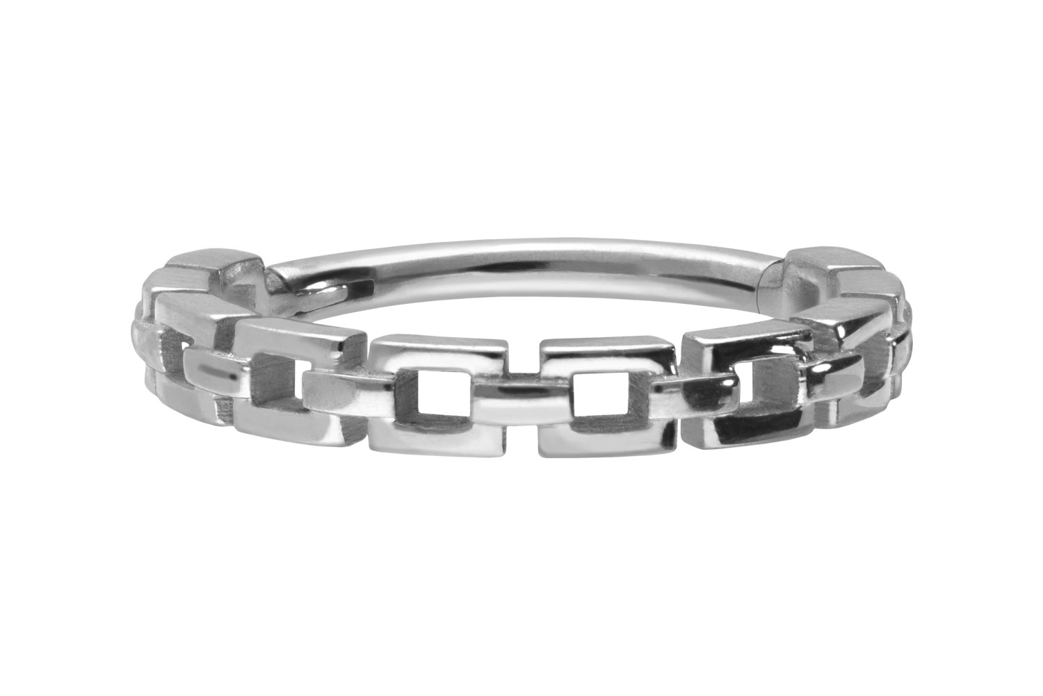 Chirurgenstahl Segmentring Clicker Piercing KETTEN-DESIGN
